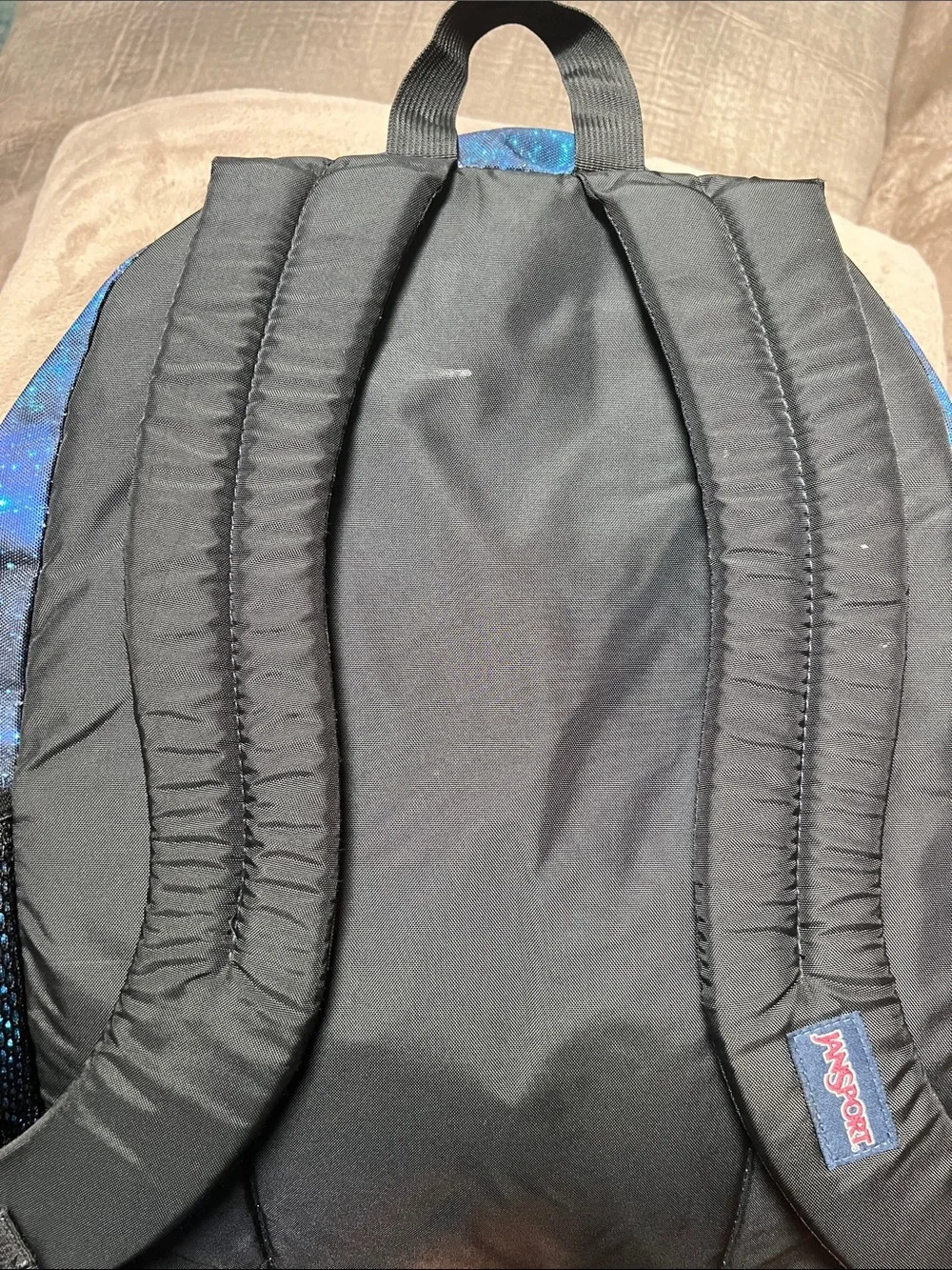 Jansport Vintage Big Student Blue Galaxy Print Backpack